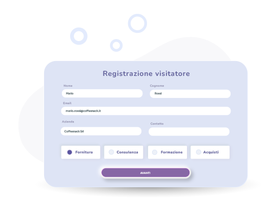 Registro accessi visitatori con fluxHR